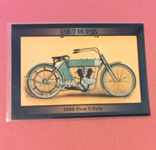 Harley-Davidson 1909 Model 5D First V-Twin Collectible Collect-A-Card picture
