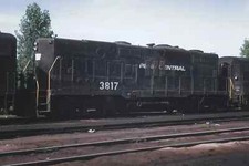 PC Penn Central GP9B 3817 in August 1970 8 x 10 Photo picture