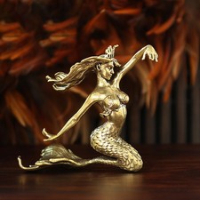 Copper/Bronze/Brass Mermaid Figurine picture