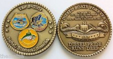 USS BARBEL BLUEBACK BONEFISH B-GIRLS CHALLENGE COIN picture