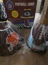 Vintage Sportscast NFL Cleveland Football Lamp Man Cave Table Light Kick Off Tee picture