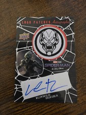 2023 UD Marvel Green Goblin William Dafoe Auto Logo Patches picture
