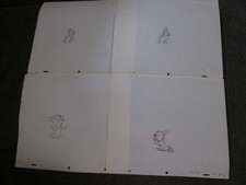 Walter Lantz Chilly Willy drawing set of 10 Drawings 1960's cel picture