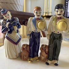 Vtg CAS “Gay 90’s Couple” Figurines in 1949 by Betty Harrington  3 Figures Total picture