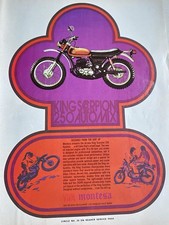 70s Vintage Montesa King Scorpion Motorcycle Advertisement 1970s Print Ad picture