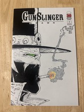 Gunslinger Spawn 7 Blank Cover Sketch By Me Comic Art after McFarlane picture