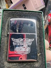 Vintage 1995 53 Panhead Motorcycle Made In USA HP Chrome Zippo Lighter New B9 picture