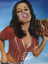 2002 Keystone Light Baseball And Bubblegum Sexy Beer Poster 27 X 19 Brunette picture