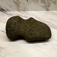 Authentic Native American Full Groove Axe Head 4” By 2.5” 15.2 OZ Pre 1600’s picture