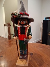 Vintage Steinbach Nutcracker - Tyrolean Mountaineer Climber - 17” Tall Germany picture