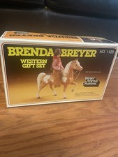 VTG 1982 Breyer Brenda Western Gift Set #1120 Horse & Rider NIB USA 80s 1980s picture
