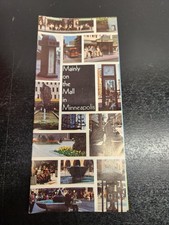 Vintage Minneapolis Mall Brochure Visitor Guide Map Downtown Shops Restaurants picture