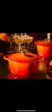 ~Le Creuset *NEW*4.5QtSignatureRound DutchOven,*FlammeDoreeCollection… picture