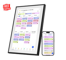 21.5 Inch Digital Calendar Wall Touchscreen Smart Chore Chart+Monthly and Weekly picture