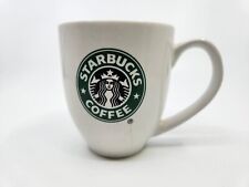 2006 Starbucks Coffee Tea Mug 15.3 fl. oz. White w/Mermaid Logo Pre-owned READ picture