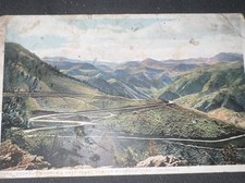 Lookout Mtn. Auto Road, Denver Mtn. Park 1919, Divided Back Postcard 5.5x3.5 picture