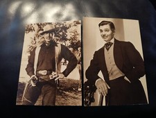 2 VTG Fotocard Ludlow sales Clark Gable fotocard postcard NOS picture