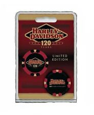 Harley-Davidson® 120th Anniversary Collectors' Poker Chip 2-Pack picture