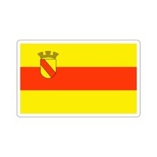 Flag of Baden Baden Germany - STICKER Vinyl Kiss-Cut Decal picture