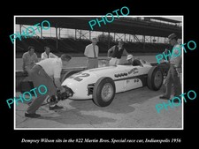 Motor Racing Photo Dempsey Wilson Indianapolis Race Car 1956 Old Historic Photo picture