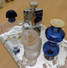 Vintage Lot 4 Small Perfume Bottles - VERSACE GUERLAIN KENZO AZZARO picture