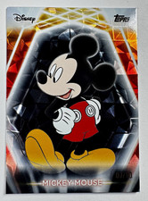 2025 Topps Disney NeonMickey Mouse Black Diamante Diamond /10 #200 picture