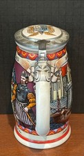 Budweiser Discover America Series Lidded Stein 1989 #40121 Nina Vintage picture