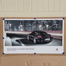 2009 Porsche Cayman Showroom Poster 37x22 picture