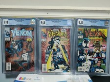 Venom: Funeral Pyre #1-3 1993 White Pages - Complete Set - All CGC 9.8 picture