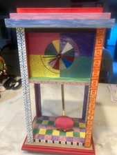 Hand Painted Wooden Pendulum Clock picture