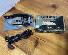 Vintage Valiant Travel Iron No. 25/2318 WORKING W/ detachable CORD & Box N. MINT picture