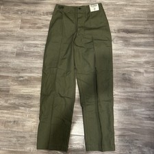 Vintage 1940s WW2 US Navy N3 HBT Trousers Pants Size 30x32 USN Herringbone Twill picture