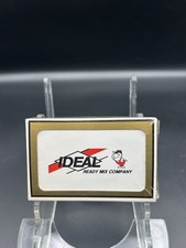 Vintage Gemaco Bridge Deck Playing Cards Sealed “ Ideal Ready Mix Company” picture