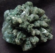 AWESOME MARSHY GREEN APOPHLYLITE CRYSTALS FORMATION W/ CALCITE MINERALS SPECIMEN picture