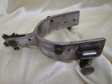 OLD Heavy Iron CROCKETT (CR) & STAIN Marked ROUGH STOCK Spur picture