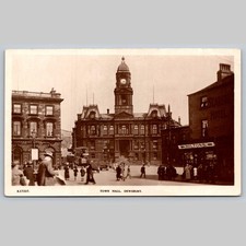 Postcard Town Hall Dewsbury Kingsway Real Photo Architecture picture