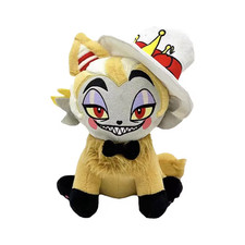 28cm Hazbin Hotel Lucifer Morningstar Meow Plush Toy Anime Stuffed Doll NEW picture