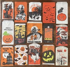 Vintage 1960s-1990s Halloween Paper Trick or Treat Handout Bag Collection picture