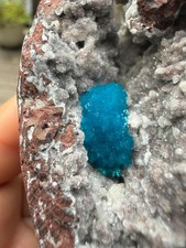 Fully Terminated Cavansite Crystal in Matrix, India picture