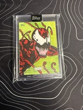 2025 Topps Mint Marvel Carnage Rich Hennemann Artist Sketch Cards 1/1 Encased picture