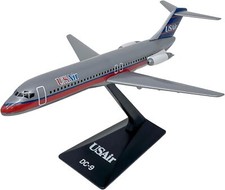 Flight Miniatures US Air Douglas DC-9 Old Color Desk Top Model 1/200 Airplane picture