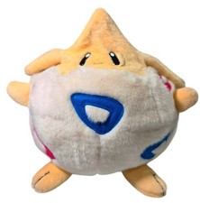 Vintage 1990-2000s TOMY Pokemon Togepi 1/1 Plush 9-10