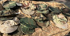 Vintage USMC Marine Corps Hat & Cap Lot Of 11 Includes 10 caps 1 wool scarf picture