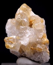 GOLDEN RUTILATED QUARTZ Crystal Mineral Specimen Cluster Natural GOLD Rutile picture