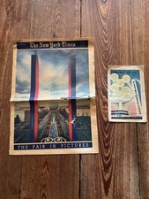 New York Times April 1939 NY World’s Fair Preview Magazine and Separate Map picture