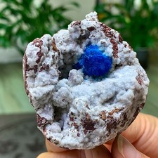133G High Quality Sparkling Cavansite, Gorgeous Blue natural crystal specimen picture