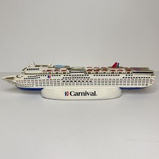 10” Resin Model of the Carnival Fantasy Cruise Ship Model Boat * Slight Damage* picture