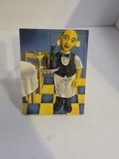 Will Rafuse 3D Art Wall Tile Plaque ~ The Waiter ~ 6 x 8 Inches picture