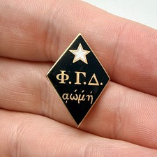 1931 10k Gold UPenn Phi Gamma Delta Fraternity Member Pin Badge FIJI Vintage picture