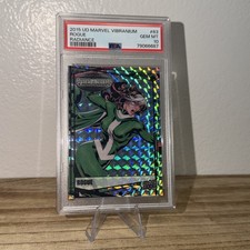 2015 Upper Deck Marvel Vibranium 63 Rogue Radiance /50 PSA 10 Gem Mint picture
